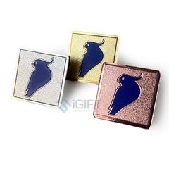 HUY HIỆU PIN CÀI ÁO PHỦ MÀU - MẠ VÀNG BẠC ĐỒNG