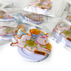 Popsocket nam châm in theo thiết kế Cheese Coffee