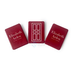 GƯƠNG GẬP BỌC DA ELIZABETH ARDEN - IN LOGO HOẠ TIẾT THEO YÊU CẦU