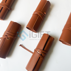 Túi đựng phụ kiện đa chức năng bằng da - In ấn logo theo yêu cầu