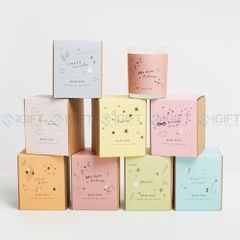 Hộp quà tặng giấy carton nắp gài - In offset theo yêu cầu