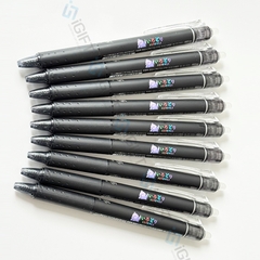 Sổ da bìa rời + Bút bi tự xóa in ấn logo IRO DORI - Trung tâm Giao lưu Văn hóa Nhật Bản