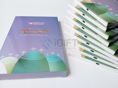 Thiệp Video LCD kỷ niệm - In logo Tập Đoàn Y Tế Phương Châu