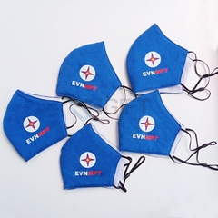 Khẩu trang quà tặng - In ấn logo EVN
