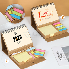 Lịch Để Bàn Kèm Ghi Chú - In logo theo yêu cầu