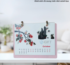 Lịch để bàn in logo theo yêu cầu - MS08