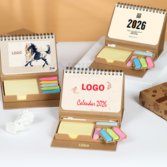 Lịch Để Bàn Kèm Ghi Chú - In logo theo yêu cầu