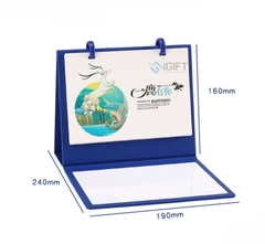 Lịch để bàn chữ M - Có bảng trắng ghi chú - MS09