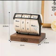 Lịch gỗ sáng tạo 2026  - In khắc logo theo yêu cầu