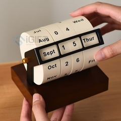 Lịch gỗ sáng tạo 2026  - In khắc logo theo yêu cầu