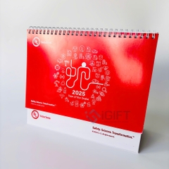 Lịch giấy chữ A in logo UL Solution