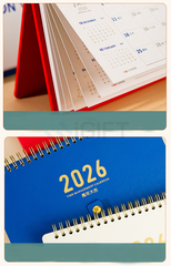 Lịch lò xo để bàn 2026 - In logo theo yêu cầu