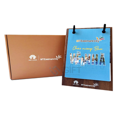 Hộp quà tặng giấy carton nắp gài - In offset theo yêu cầu