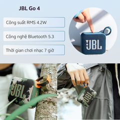 Loa Bluetooth JBL Go 4 - In logo theo yêu cầu