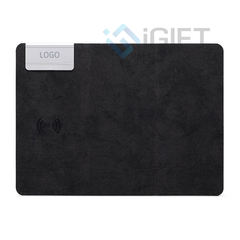 Lót Chuột Kiêm Sạc Không Dây Wireless Mouse Pad có Logo phát sáng