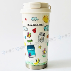 Ly Giữ Nhiệt 500ml - In Ấn Logo BlackMore x Liên Phong