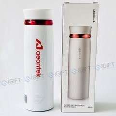 Bình giữ nhiệt Lock&Lock Feather Light LHC4131BKR (450ml) - In Logo AEONTEK