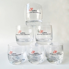 Bộ quà tặng Ly thủy tinh và Túi vải không dệt in logo