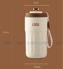 Ly Giữ Nhiệt 420ml Màn Hình Led Hiện Nhiệt Độ - In Ấn Logo Theo Yêu Cầu