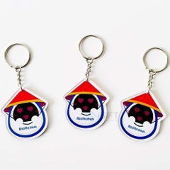 Móc khóa mica in ấn theo yêu cầu