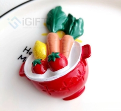 Móc khóa 3D mô phỏng thực phẩm - Sản xuất theo yêu cầu