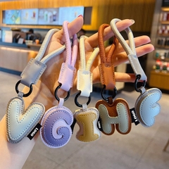Móc khóa chữ cái tên brand - Tag logo in ấn theo yêu cầu