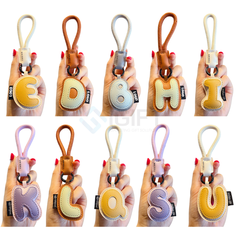 Móc khóa chữ cái tên brand - Tag logo in ấn theo yêu cầu