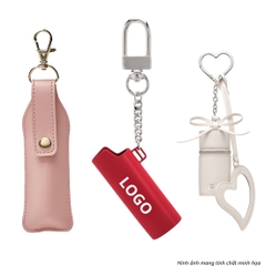 Móc khóa đựng son đa chất liệu - Sản xuất gia công theo yêu cầu