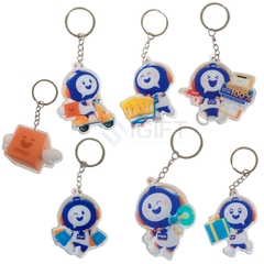 Móc khóa mica in ấn theo yêu cầu