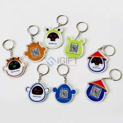 Móc khóa mica in ấn theo yêu cầu