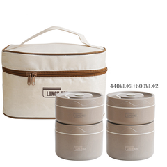 Hộp cơm giữ nhiệt inox 304 in logo theo yêu cầu