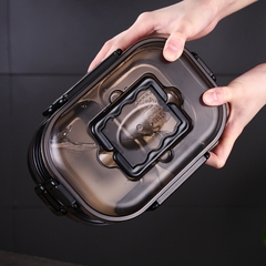 Hộp cơm 2 tầng in logo theo yêu cầu