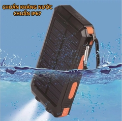 Pin sạc dự phòng năng lượng mặt trời Power Bank 20.000 mAh