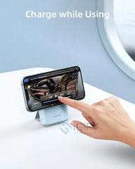 Sạc dự phòng Innostyle Powermag 15W 10.000mAh có sạc không dây, có giá đỡ - In logo theo yêu cầu