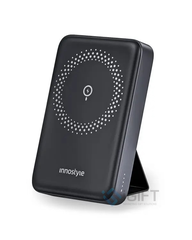 Sạc dự phòng Innostyle Powermag 15W 10.000mAh có sạc không dây, có giá đỡ - In logo theo yêu cầu