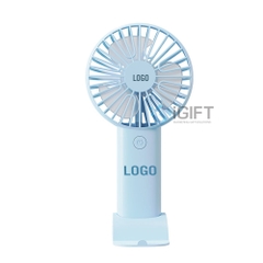 Quạt điện cầm tay có giá đỡ - In logo theo yêu cầu - QD01