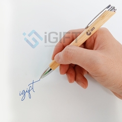 Bút gỗ khắc theo yêu cầu - Quà tặng văn phòng