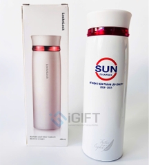Bình giữ nhiệt Lock&Lock Feather Light LHC4131BKR (450ml) - In Logo SUN Pharma 