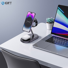 Đế Sạc Không Dây Magsafe 3-in-1 Innostyle Magstation