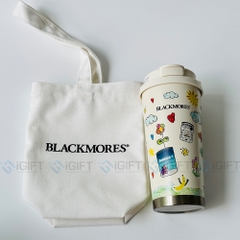 Ly Giữ Nhiệt 500ml - In Ấn Logo BlackMore x Liên Phong