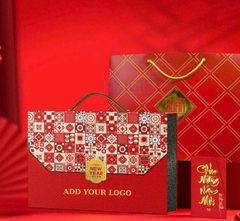 Set quà Tết sang trọng - In logo theo yêu cầu - SQ02