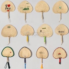 Quạt mo dân gian in logo - quà tặng tết 2026