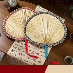 Quạt mo dân gian in logo - quà tặng tết 2026