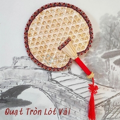 Quạt mo dân gian in logo - quà tặng tết 2026