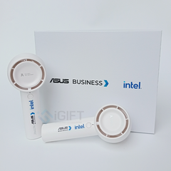 Set quà Dù + Quạt điện cầm tay - In logo theo yêu cầu