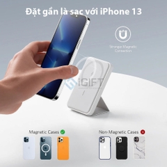 Pin sạc dự phòng Anker 622 Magnetic MagGo 5.000 mAh A1611 in logo