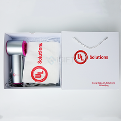 Set quà tặng Quạt điện + Túi Canvas - In logo theo yêu cầu