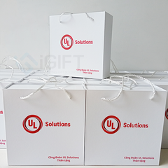 Set quà tặng Quạt điện + Túi Canvas - In logo theo yêu cầu