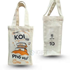 Túi vải canvas in logo KOI Thé