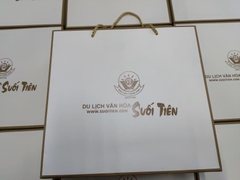 Bộ quà tặng Sổ Bút Cốc giữ nhiệt - in logo Suối Tiên